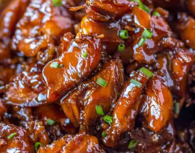 Easy Bourbon Chicken