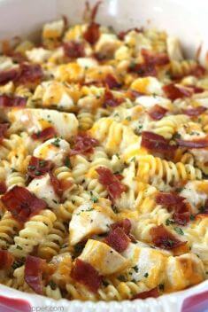 Easy Chicken Bacon Ranch Casserole - 30 Easy Yet Incredibly Good Dinners