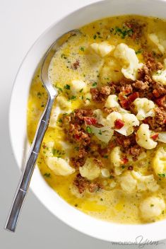 Easy Low Carb Bacon Cheeseburger Soup - 30 Best Keto Soups To Spice Up Your Cooking Time