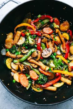 Easy Vegetable Stir Fry - 25 Appetizing Recipes For Mushroom Stir Fry