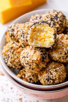 Everything Bagel Cream Cheese Fat Bombs - 25 Fat Bombs To Jazz Up Breakfast and Snack