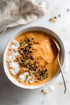 Fall Glow Smoothie Bowl - 25 Smoothie Bowls To Blow Up Your Taste Buds