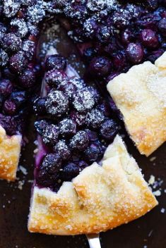 French Blueberry Galette - 30 “Crave-Worthy” Fruit Galettes