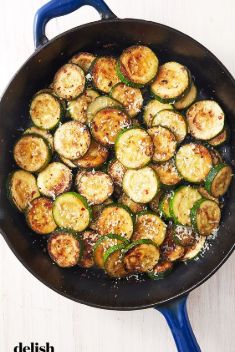 Garlic Parm Zucchini Sauté - Here Are 30 Best Dishes Made with Zucchini