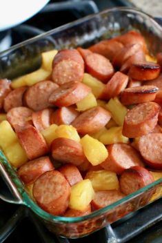 Glazed Kielbasa Bites with Pineapple - 30 Kielbasa Recipes You Should Get On Hand