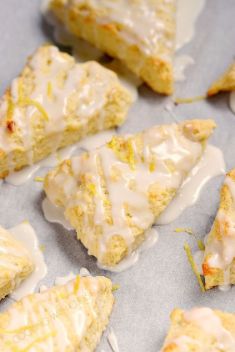 Glazed Lemon Scones - 30 Healthy And Delicious Breakfast Scones