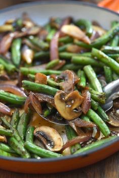 Green Bean Mushroom Stir fry - 25 Appetizing Recipes For Mushroom Stir Fry