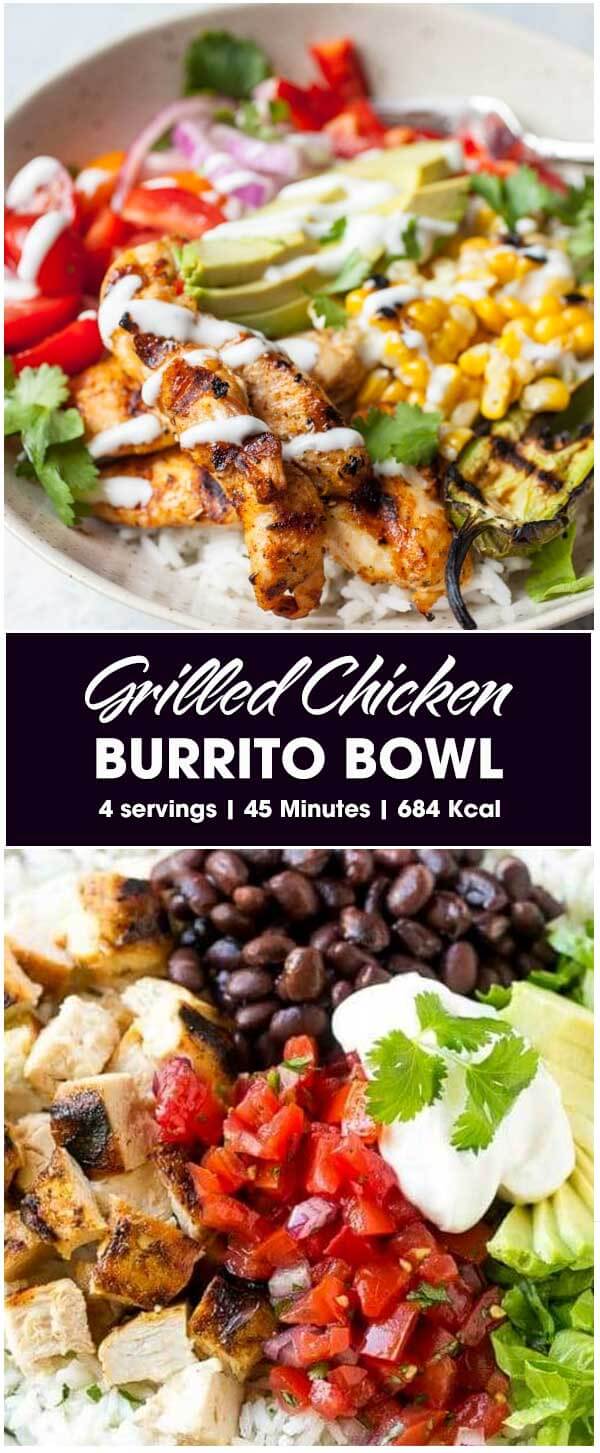 Grilled Chicken Burrito Bowl