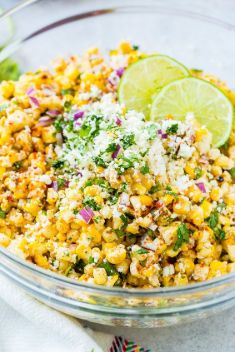 Grilled Mexican Corn Salad - 20 "Irresistible" Mexican Appetizers