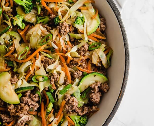 Ground Beef Stir Fry