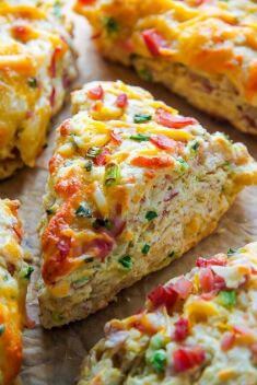 Ham and Cheese Scones - 30 Healthy And Delicious Breakfast Scones