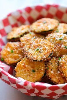 Healthy Zucchini Parmesan Crisps - Here Are 30 Best Dishes Made with Zucchini