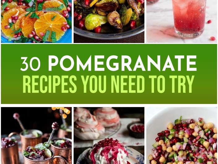 Here Are What To Make with Pomegranate!