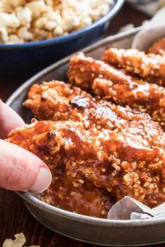 Honey BBQ Chicken Tenders - 30 Incredibly Addictive BBQ Chicken Dishes