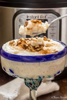 Instant Pot Mexican Rice Pudding - 30 Stunning Mexican Desserts and Snacks
