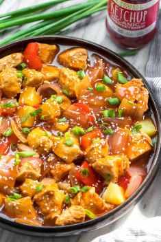 Instant Pot Sweet Sour Chicken - 30 Sweet and Sour Dishes To Blow Up Your Taste Buds