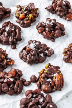 Keto Chocolate Fat Bomb Nut Clusters - 25 Fat Bombs To Jazz Up Breakfast and Snack