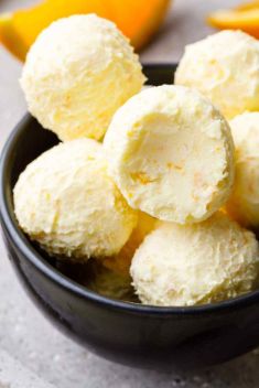 Keto Orange Fat Bombs - 25 Fat Bombs To Jazz Up Breakfast and Snack