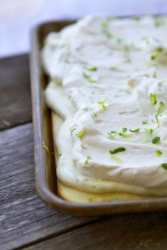 Key Lime Pie Sheet Cake - 30 Easy Yet Delicious Sheet Cakes