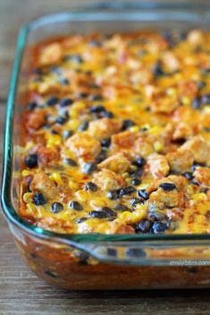 Layered Chicken Enchilada Bake - 30 Crave-Worthy Mexican Dinners