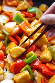 Lighter Sweet And Sour Chicken - 30 Stunning Ways To Make Chicken Stir Fry