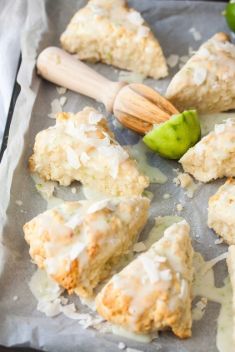 Lime and Coconut Scones - 30 Healthy And Delicious Breakfast Scones