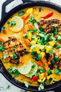 Mango Chicken Green Curry - 30 “Must-Try” Recipes For Mango Chicken