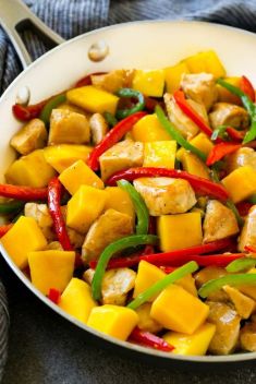 Mango Chicken Skillet - 30 “Must-Try” Recipes For Mango Chicken