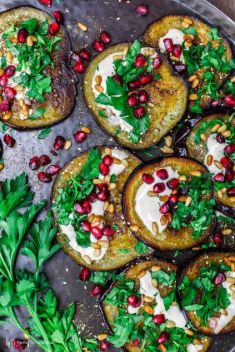Mediterranean Roasted Eggplant - Here Are What To Make with Pomegranate!