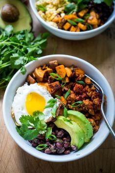 Mexican Breakfast Bowls - 25 Stunning Breakfast Bowls Loaded with Greens