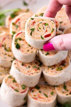 Mexican Chicken Taco Pinwheels - 20 "Irresistible" Mexican Appetizers