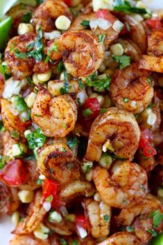 Mexican Grilled Shrimp with Corn Salsa - 30 Crave-Worthy Mexican Dinners