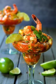 Mexican Shrimp Cocktail - 20 "Irresistible" Mexican Appetizers