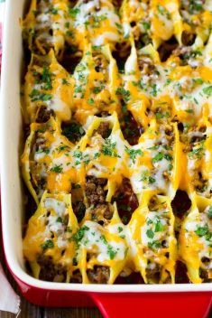 Mexican Stuffed Shells - 30 Crave-Worthy Mexican Dinners