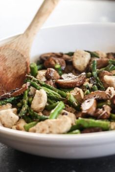 Mushroom Asparagus Chicken Stir Fry - 25 Appetizing Recipes For Mushroom Stir Fry