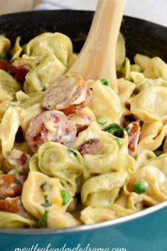 One Pot Creamy Kielbasa Tortellini - 30 Kielbasa Recipes You Should Get On Hand