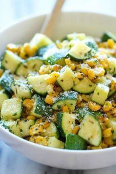 Parmesan Zucchini And Corn - Here Are 30 Best Dishes Made with Zucchini