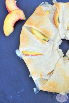 Peach Brie Crescent Ring - 20 Sweet Crescent Rings To Dazzle Your Guests