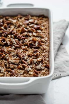 Pecan Pie Baked Oatmeal - 30 “Must-Save” Recipes For Baked Oatmeal