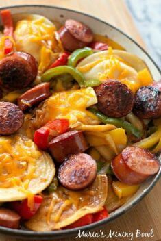 Pierogies and Kielbasa Skillet - 30 Kielbasa Recipes You Should Get On Hand