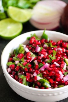 Pomegranate Salsa - Here Are What To Make with Pomegranate!