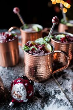Pomegranate and Peppermint Moscow Mules - Here Are What To Make with Pomegranate!