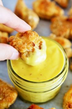 Popcorn Chicken with Mango Coconut Dipping Sauce - 30 “Must-Try” Recipes For Mango Chicken