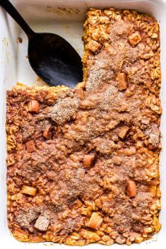 Pumpkin Apple Baked Oatmeal - 30 “Must-Save” Recipes For Baked Oatmeal