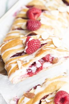 Raspberry Cream Cheese Crescent Ring - 20 Sweet Crescent Rings To Dazzle Your Guests
