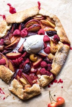 Raspberry Ginger Stone Fruit Galette - 30 “Crave-Worthy” Fruit Galettes