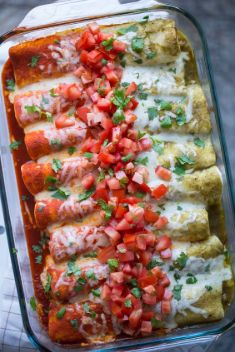 Red and Green Enchiladas - 30 Crave-Worthy Mexican Dinners