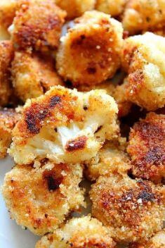 Roasted Garlic Parmesan Cauliflower - 30 Best Healthy Garlic Vegetable Dishes