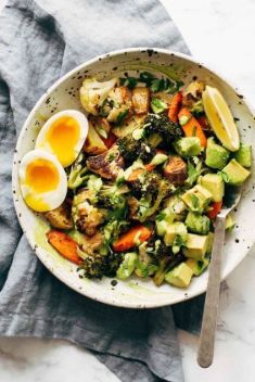 Roasted Vegetable Bowls - 25 Stunning Breakfast Bowls Loaded with Greens