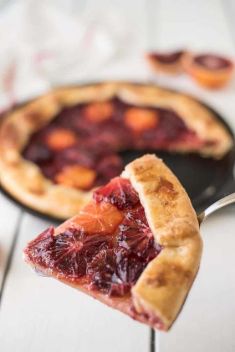 Rustic Blood Orange Galette - 30 “Crave-Worthy” Fruit Galettes